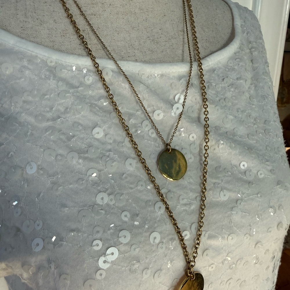 J. Crew Layered Gold Necklace